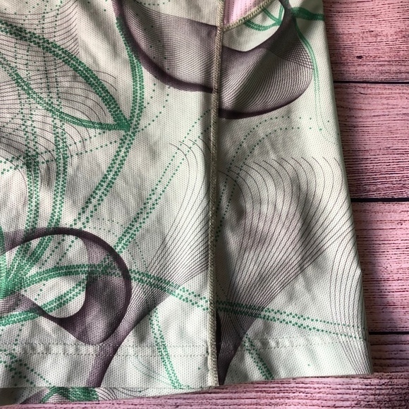 Salomon Green 1/4 Zip Short Sleeve Top Size L - Picture 3 of 7